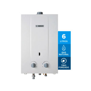 Calentador Bosch 6 Litros Gas Natural Tiro Forzado
